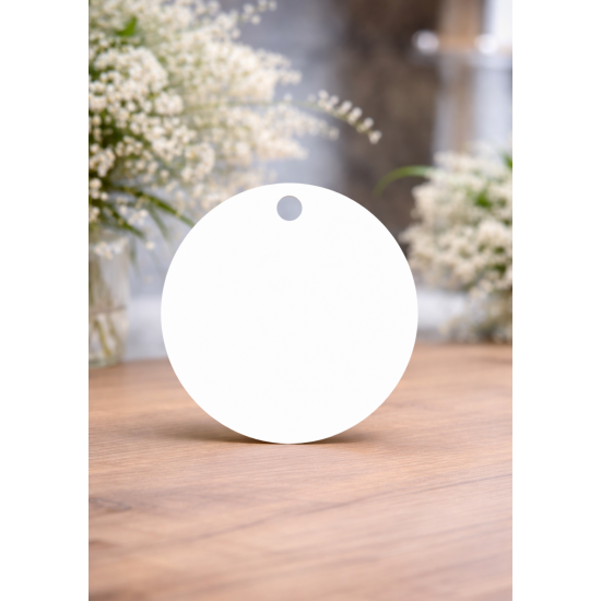 Yuvarlak  Süblimasyon Termoplast Anahtarlık